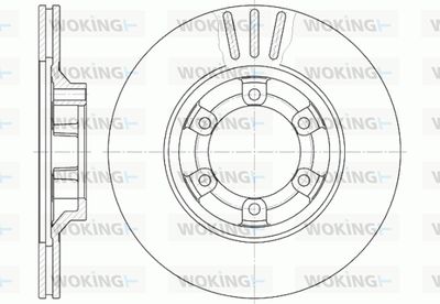 WOKING D6459.10 Тормозные диски  для MITSUBISHI PAJERO (Митсубиши Пажеро)