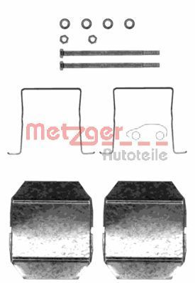 Комплектующие, колодки дискового тормоза METZGER 109-1237 для CITROËN CX