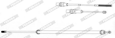 SEILZUG FESTSTELLBREMSE FERODO FHB432925 1