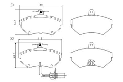 SET PLACUTE FRANA FRANA DISC BOGAP A8210155 5