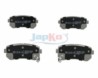 комплект спирачно феродо, дискови спирачки JAPKO 51K09