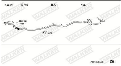 SISTEM DE ESAPAMENT WALKER ADK025506
