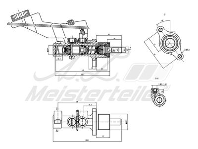 Спирачна помпа A.Z. Meisterteile AZMT-44-110-1080