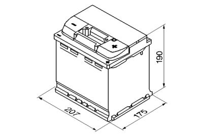 Starter Battery 0 092 S40 020