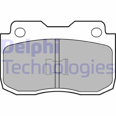 Комплект тормозных колодок, дисковый тормоз DELPHI LP463 для FIAT FIORINO