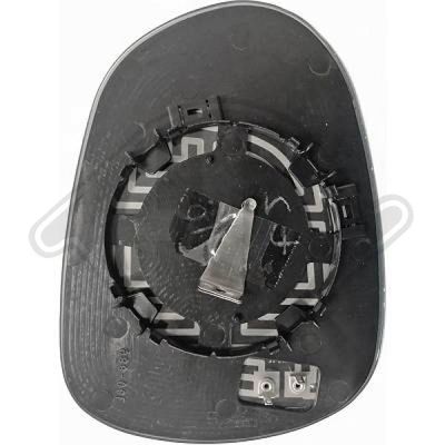 Зеркальное стекло, наружное зеркало DIEDERICHS 3053024 для ALFA ROMEO GIULIA