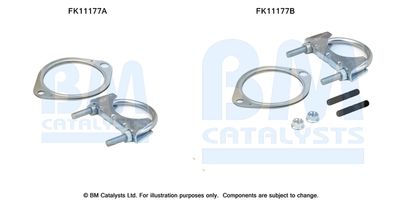 zestaw montażowy, filtr sadzy / filtr cząstek stałych BM CATALYSTS FK11177