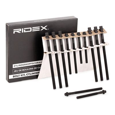 комплект болтове на капака на клап. (на цилиндровата глава) RIDEX 1217B0102