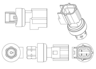 MAHLE Druckschalter, Klimaanlage