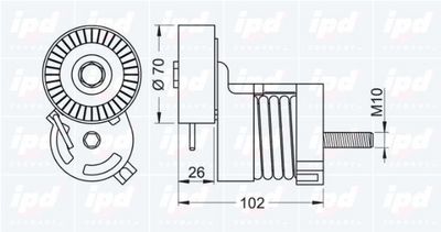 INTINZATOR CUREA CUREA DISTRIBUTIE IPD 153455 1