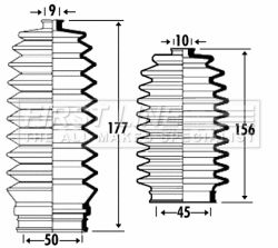 Bellow Kit, steering FIRST LINE FSG3312