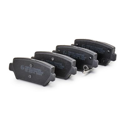 комплект спирачно феродо, дискови спирачки RIDEX 402B2041