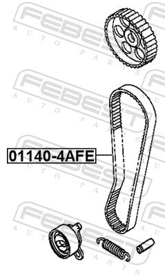 CUREA DE DISTRIBUTIE FEBEST 011404AFE 1