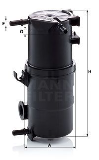 Топливный фильтр MANN-FILTER WK 10 034 z для VW AMAROK