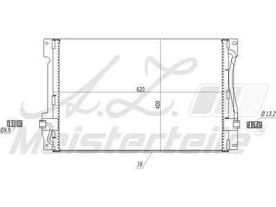 кондензатор, климатизация A.Z. Meisterteile AZMT-45-030-1269