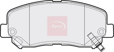 APEC Brake Pad Set, disc brake PAD2076