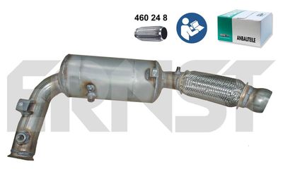Filtr sadzy / filtr cząstek stałych, układ wydechowy ERNST 910941