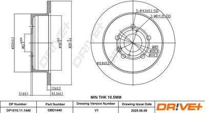 BREMSSCHEIBE DR!VE+ DP1010111440 2