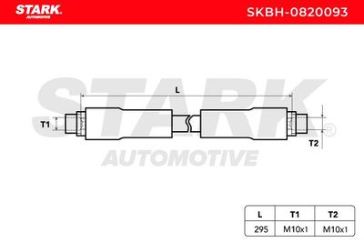 спирачен маркуч STARK SKBH-0820093