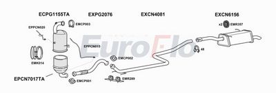 Układ wydechowy EUROFLO CNBERM16D6044