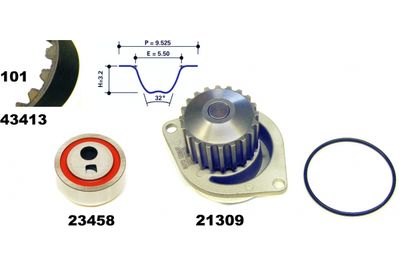 SET POMPA APA + CUREA DINTATA