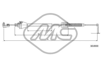 Linka gazu METALCAUCHO 83190