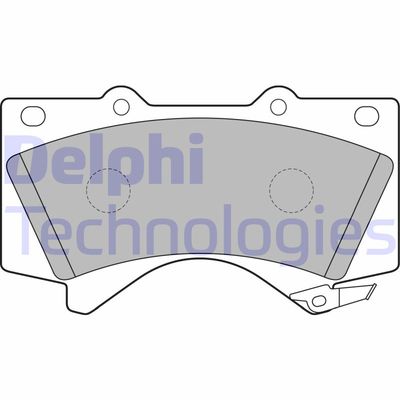 Комплект тормозных колодок, дисковый тормоз DELPHI LP2134 для TOYOTA TUNDRA