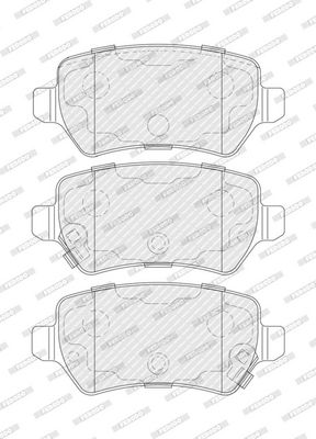 SET PLACUTE FRANA FRANA DISC FERODO FDB5201 2