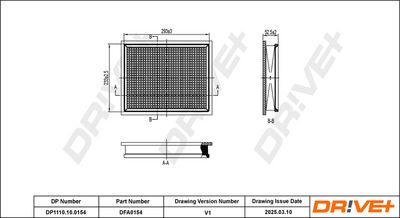 LUFTFILTER DR!VE+ DP1110100154 0