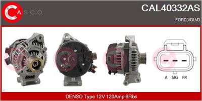 Генератор CASCO CAL40332AS для VOLVO C30