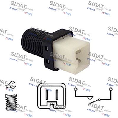 SIDAT 5.140069 Выключатель стоп-сигнала  для FIAT ULYSSE (Фиат Улссе)