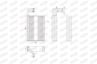 VERDAMPFER KLIMAANLAGE WALKER WEV00071 6
