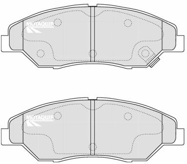 Комплект тормозных колодок, дисковый тормоз MOTAQUIP LVXL1204 для KIA RETONA