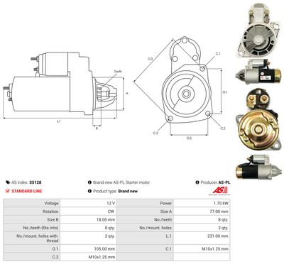 STARTER AS-PL S5128 4