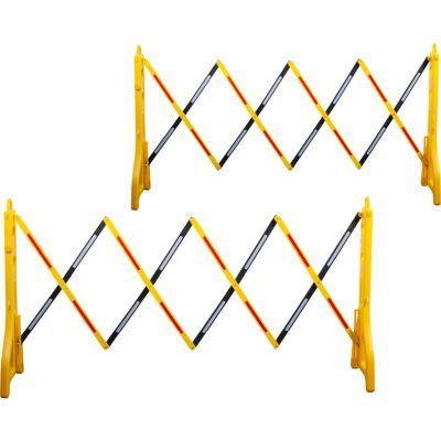 KS Tools 117.1545 Nůžková zábrana z plastu, 240–2500 mm, 2dílná souprava