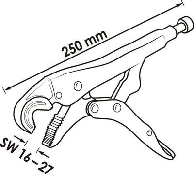 Zaisťovacie kliešte VIGOR V3739