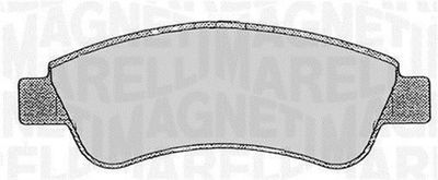 Комплект тормозных колодок, дисковый тормоз MAGNETI MARELLI 363916060174 для CITROËN C-ELYSEE