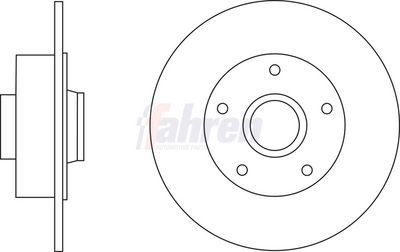 Fahren Brake Disc FBD6678