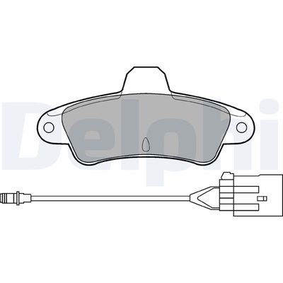 Brake Pad Set, disc brake LP853