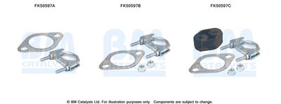 Монтажен комплект, изпускателна тръба BM Catalysts FK50597