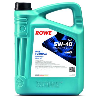 ROWE - motorový olej HIGHTEC MULTI FORMULA 5W40 4L