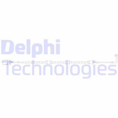Сигнализатор, износ тормозных колодок DELPHI LZ0251 для JAGUAR S-TYPE