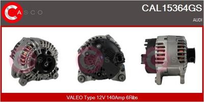 generátor CASCO CAL15364GS