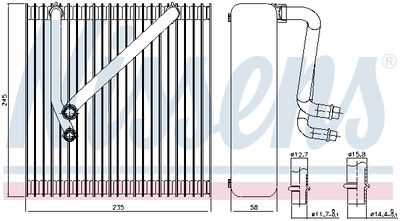 EVAPORATOR AER CONDITIONAT NISSENS 92164 4