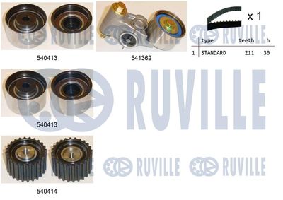 RUVILLE 550196 Комплект ГРМ  для SUBARU IMPREZA (Субару Импреза)