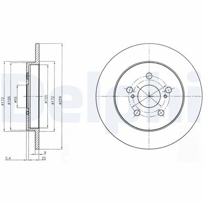 DISC FRANA DELPHI BG4201