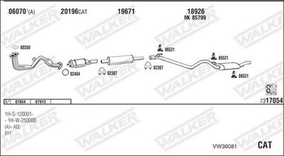 Изпускателна система WALKER VW36081