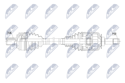 Wał napędowy NTY NPW-ME-218