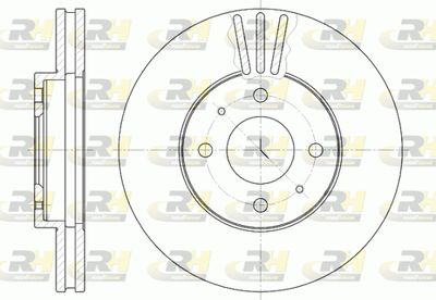 ROADHOUSE 6530.10 Тормозные диски для NISSAN SUNNY III Hatchback (N14) 2.0 GTI-R 4x4
