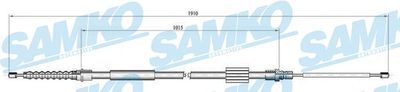 Тросик, cтояночный тормоз SAMKO C0696B для RENAULT ESPACE